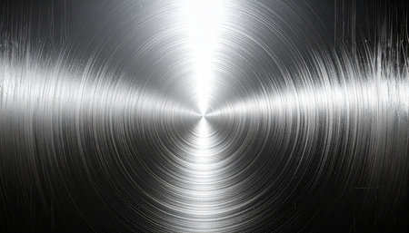 Abstract blue background with white circle. 3d rendering, 3d illustration.の素材