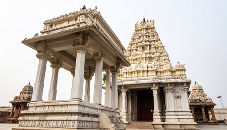 Hindu temple in Khajuraho, Madhya Pradesh, Indiaの素材