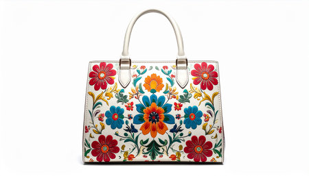 Handbag isolated on the white background. Clipping path included.の素材