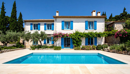 Luxury villa with swimming pool in Majorca, Spainの素材