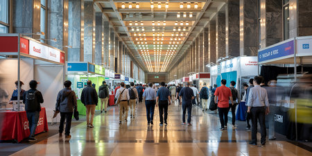 People visit Expo, universal exposition on the theme of food in Milan.の素材