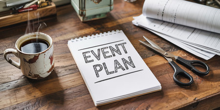 Event Plan Planning Event Occasion Calendar Schedule Planner Word Graphic Conceptの素材