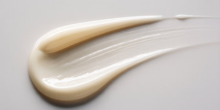 cosmetic cream on a white background. close-up. macroの素材