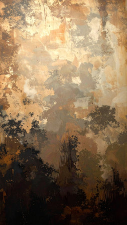 Abstract grunge background with space for text or image. Oil painting style.の素材