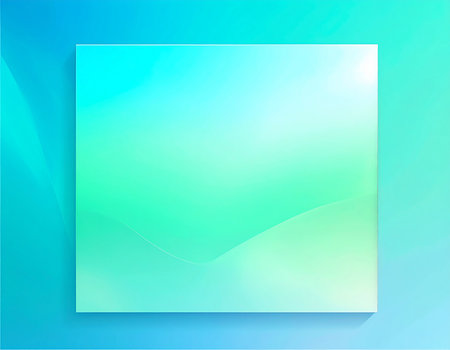 Abstract blue background with blurred waves. Vector illustration for your design.の素材