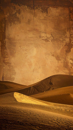 Sand dunes in the Sahara desert, Morocco. Toned.の素材
