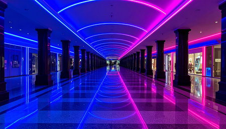 in Las Vegas. The hotel has 2,716 rooms and opened in 2005.の素材