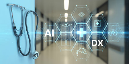 Aids and medical concept on virtual screen. 3D rendering.の素材