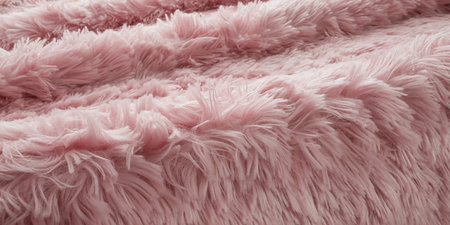 close up of pink fur texture - can use to display or montage on productの素材