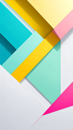 Abstract colorful geometric background. Minimal style. Vector illustration for your designの素材