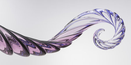 3d illustration of abstract geometric composition,digital artwork for creative graphic designの素材