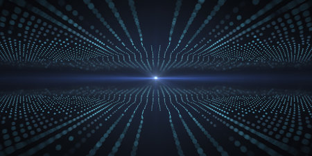 Abstract technology background. Big data visualization. Graphic concept for your designの素材