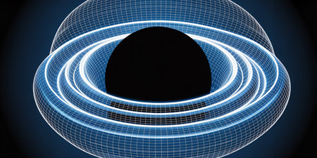 Futuristic technology background ready for presentation (Hi-tech).の素材