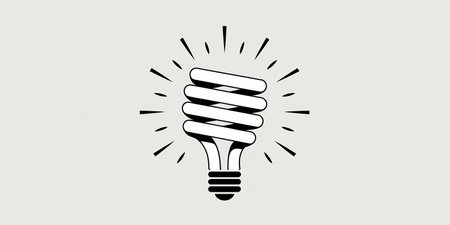 Energy saving lightbulb icon. Lightbulb symbol. Vector illustration.の素材