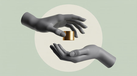 abstract future technology concept background ready for presentation, banner or posterの素材