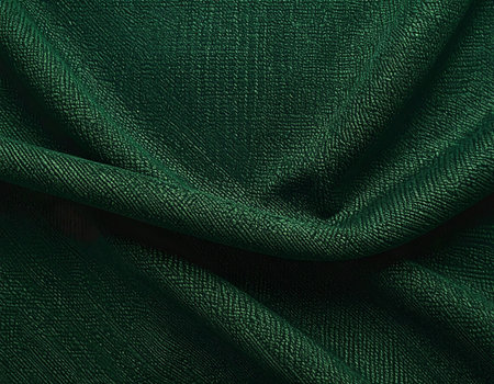 Texture, background, pattern, green silk fabric with a metallic sheenの素材