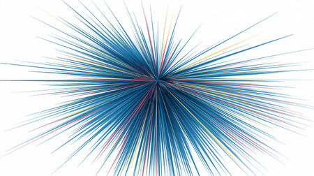 Radial lines radiating from center. Radial lines radiating from centerの素材