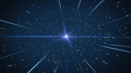 Futuristic technology background. Abstract virtual graphic touch user interface.の素材