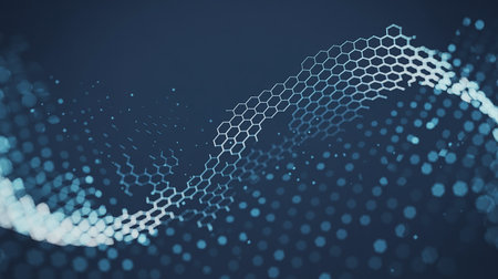 Neon circle frame. Abstract background. 3d rendering illustration.の素材