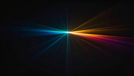 Abstract background with light rays. Vector illustration. Eps 10. RGB EPS 10の素材