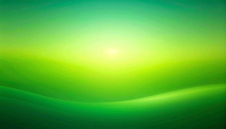 Abstract green background with smooth lines. Vector illustration for your design.の素材