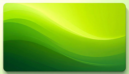 Abstract green background with smooth lines. Vector illustration for your design.の素材