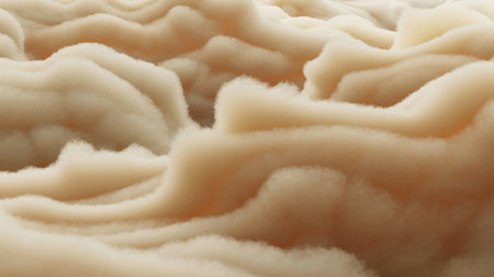 Close-up of the texture of the white fluffy cloud. 3d renderingの素材