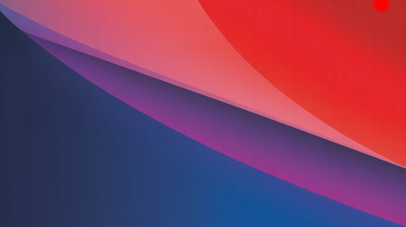 abstract background of blue and pink color with curved lines and wavesの素材