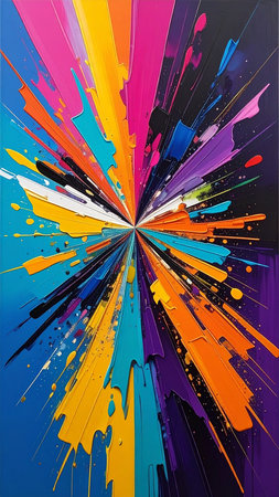 abstract colorful background with some smooth lines in it (see more in my portfolio)の素材