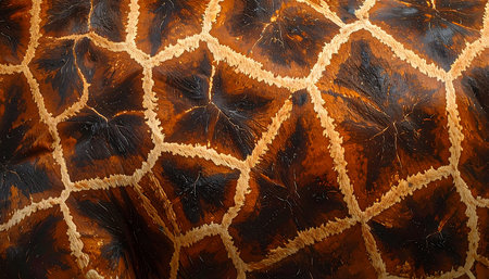 The texture of the skin of a crocodile, close-upの素材