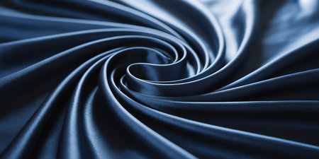 Smooth elegant blue silk or satin luxury cloth texture can use as abstract background. Luxurious background designの素材