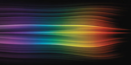 abstract rainbow background for design artworks, business cards and othersの素材