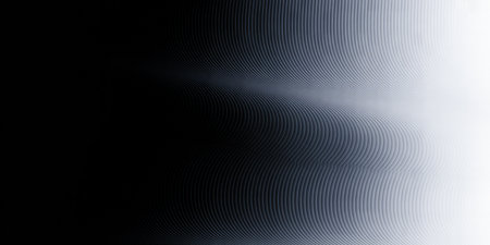 abstract black and white background with diagonal stripes and streaks of lightの素材