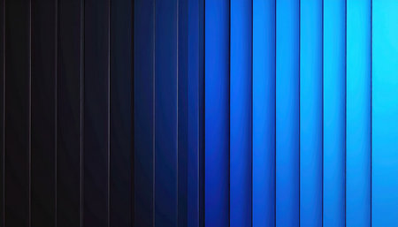 Abstract blue background with stripes. 3d rendering, 3d illustration.の素材