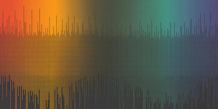 Abstract background with stripes and lines. Vector illustration. Gradient.の素材