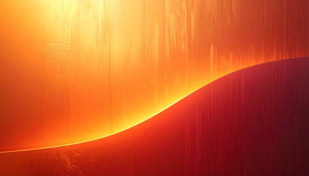 Abstract background with lines and waves in red and orange tones, abstract backgroundの素材