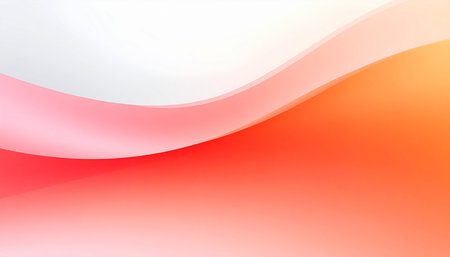 abstract background with red and white wavy lines. copy spaceの素材