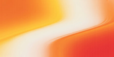 abstract background with smooth lines in orange, yellow and white colorsの素材