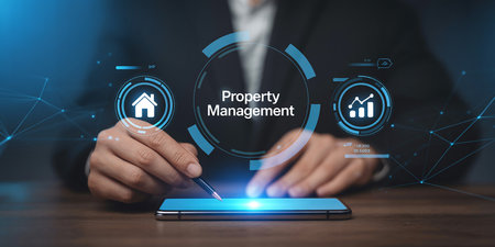 Property management concept. Business, Technology, Internet and network concept.の素材