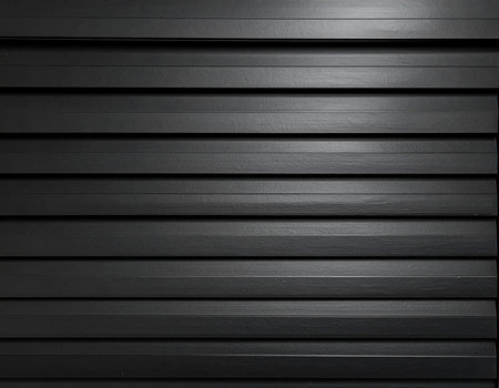 Black metal background with horizontal stripes. Black metal background with horizontal stripes.の素材