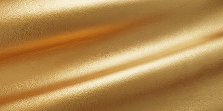 Gold background or texture and gradients shadow. 3D illustration.の素材