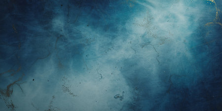 Blue grunge background with space for text or image. Vintage texture.の素材