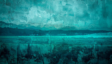 grunge image of mountain and blue sky for background usage.の素材