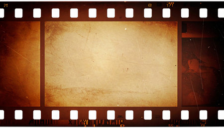 Great film strip for textures and backgrounds frame-with space for your projectsの素材