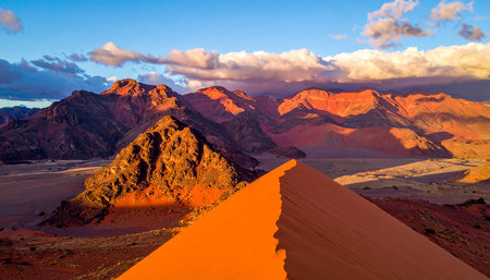 Dune of Pilat, Sossusvlei, Namib Naukluft National Park, Namibiaの素材