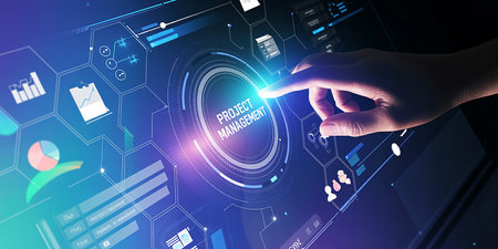 Business, Technology, Internet and network concept. Digital Marketing content planning advertising strategy concept.の素材