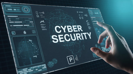 Cyber security, Data protection, information safety and encryption. Internet and technology concept.の素材