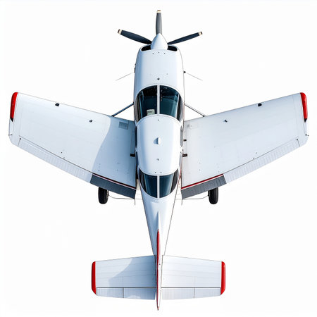 Airplane isolated on a white background. 3d render image.の素材