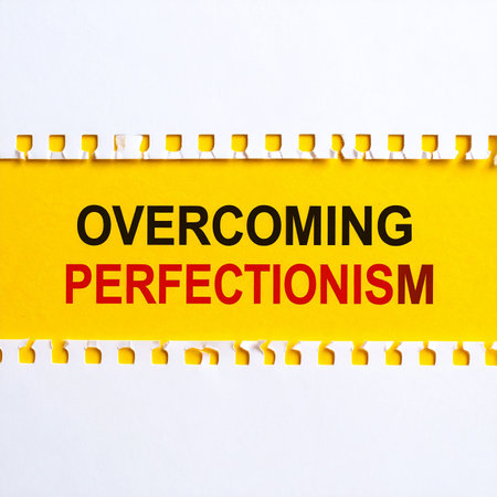 Overcoming Performance written on a piece of paper. Business concept.の素材