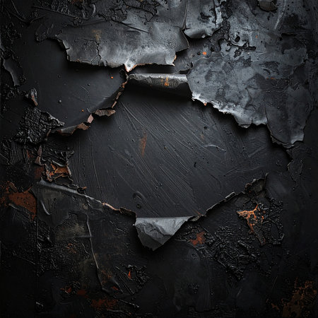 Old metal background with cracked paint. Element for design. Template for designの素材